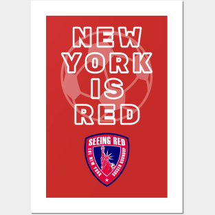 New York Is Red Posters and Art